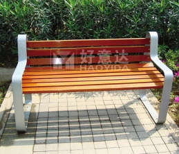 HK016钢木休闲椅