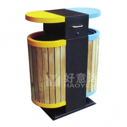 钢木垃圾桶厂家